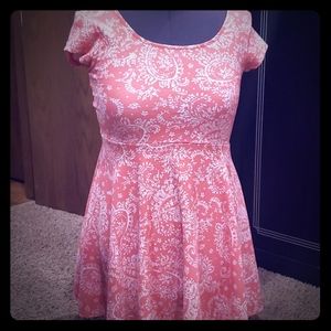 Coral dress
